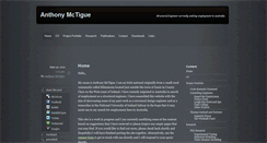 Desktop Screenshot of anthonymctigue.com